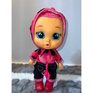 Cry baby dressy lady ladybug interactive baby doll